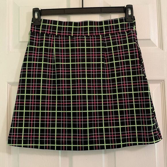 Bermuda Sands XP Pickleball/Tennis Skirt Shorts Size XS Black, Neon Green, Pink - Picture 2 of 5
